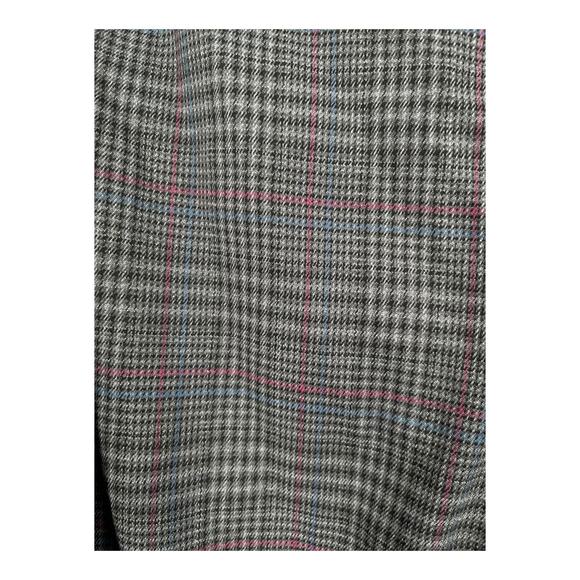 Vince Camuto pants plaid wide trousers gray size 22W - Picture 4 of 6